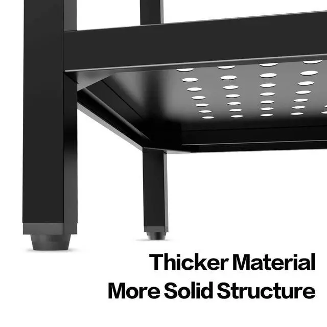 Alt view image 6 of 6 - 26" Freestanding Stainless Steel Utility Sink, Single Bowl Kitchen Sinks w/Storage Shelve, Black Heavy Duty Sinks with Cold & Hot Water Pipe for Commercial Laundry Room Farmhouse, 12-Gallon Basin
