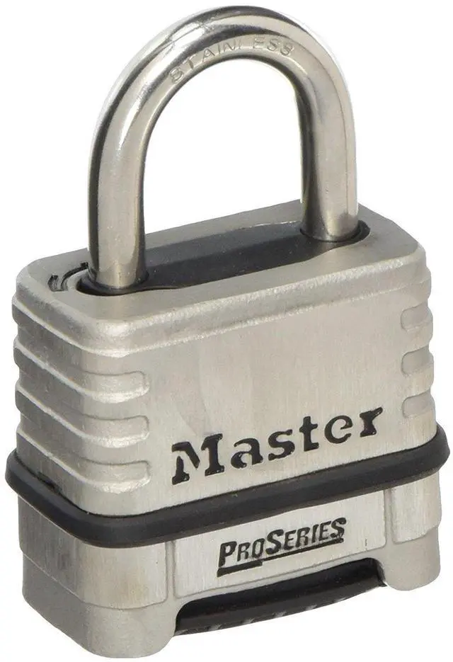 Main image of 1174D Resettable Pro Series Combination Padlock, Stainless Steel