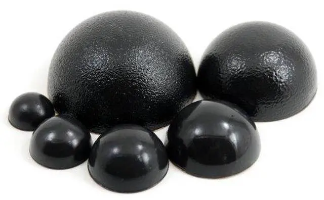 Alt view image 4 of 6 - 1.5" Dia Sorbothane Hemisphere Rubber Bumper Non-Skid Feet with Adhesive (25, 70 Duro)