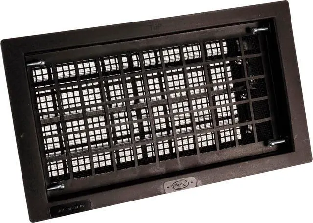 Alt view image 3 of 4 - GAF 16 in. x 8 in. Automatic Open/Close Foundation Vent Black Resin Construction, Reduces Moisture, Prevents Decay, 57 sq. in. NFA UV Resistant, Easy Installation - FVRABL (10 Pack)