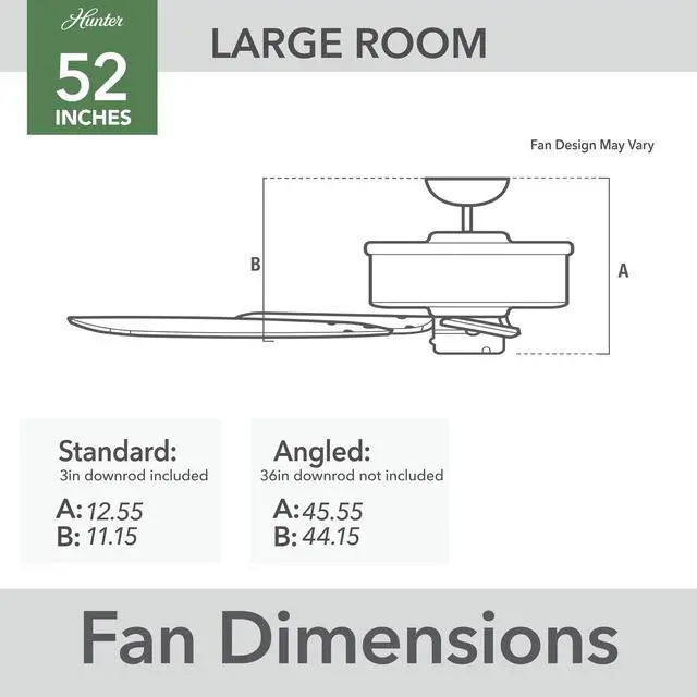 Alt view image 6 of 6 - 52 inch Outdoor or Indoor Ceiling Fan No Light - White Ceiling Fan without Light, For Patio, Porch, Garage, or Living Room, Standard Mount, 5 Blades, Pull Chain - Sea Air 53054, White