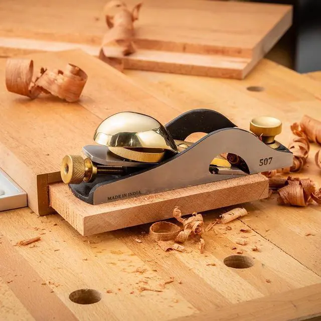 Alt view image 2 of 6 - Rabbeting Block Plane Hand Planer for Wood, Rabbet Plane for Woodworking, Full-Width Blade for Tenons & Clean 90° Corners