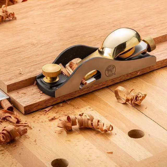 Alt view image 5 of 6 - Rabbeting Block Plane Hand Planer for Wood, Rabbet Plane for Woodworking, Full-Width Blade for Tenons & Clean 90° Corners
