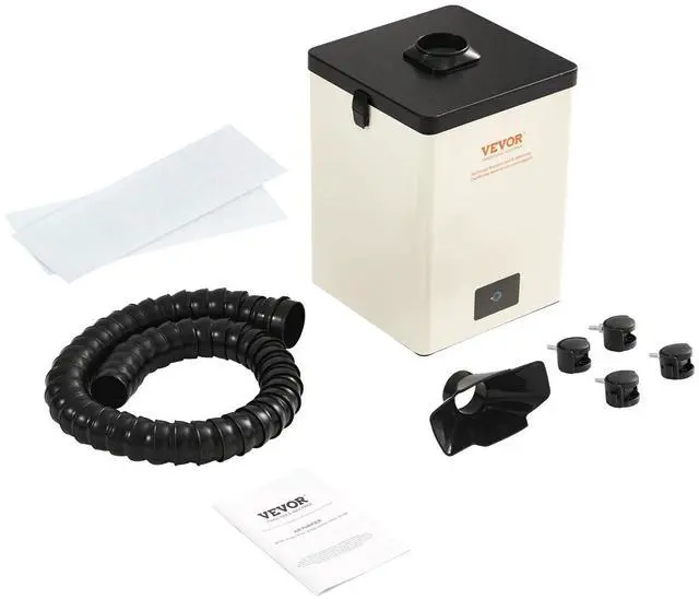 Main image of Solder Fume Extractor, 150W Soldering Smoke Extractor with 3-Stage Filters, 332 m³/h Strong Suction Smoke Absorber and Purifier for Soldering, DIY Welding, 110V