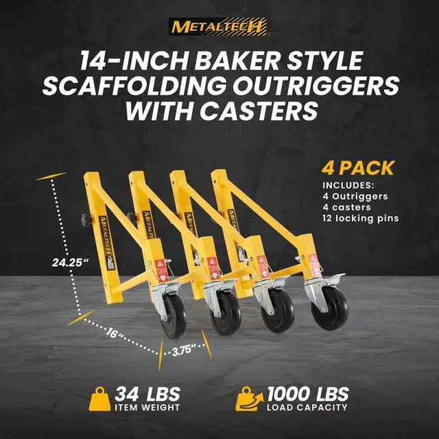 Alt view image 2 of 6 - Outrigger Kit, Steel, Powder Coat I-CISO4-1 Each