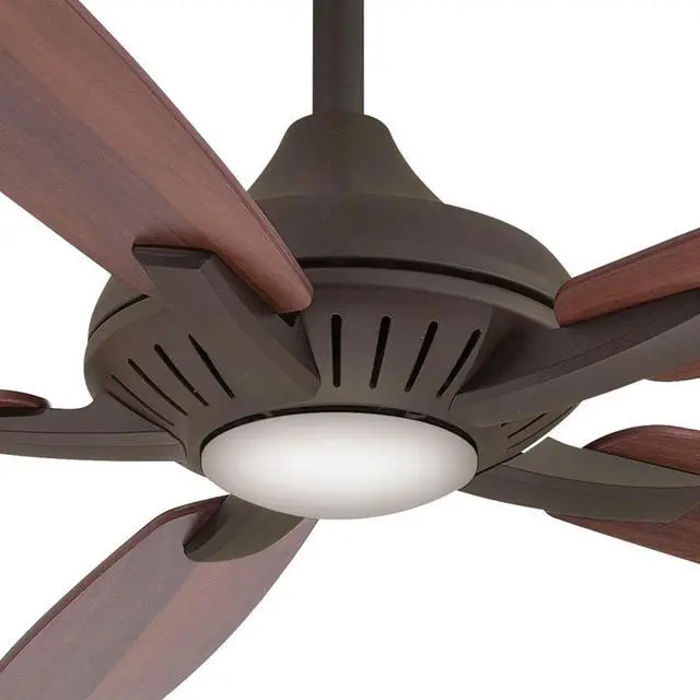 Alt view image 3 of 6 - F1000-ORB Dyno 52 Inch Indoor Ceiling Fan with Integrated LED 16W Dimmable Light in Oil Rubbed Bronze Finish