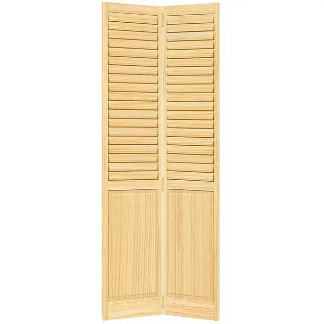 Alt view image 2 of 6 - Closet Door, Bi-fold, Louver Panel Plantation (32x80)