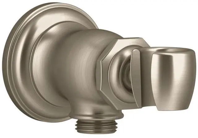 Main image of K-72797-BV Artifacts Wall-Mount Handshower Holder and Supply Elbow, Vibrant Brushed Bronze