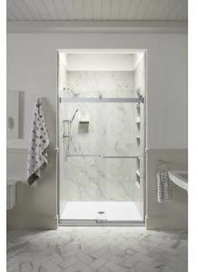 Alt view image 2 of 4 - K-72797-BV Artifacts Wall-Mount Handshower Holder and Supply Elbow, Vibrant Brushed Bronze