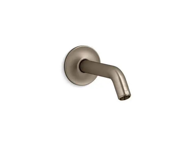 Alt view image 2 of 2 - 933-BV Purist Shower Arm and Flange, Showerhead Fittings, 1/2-14 NPT Connection, Fits any Showerhead, Vibrant Brushed Bronze