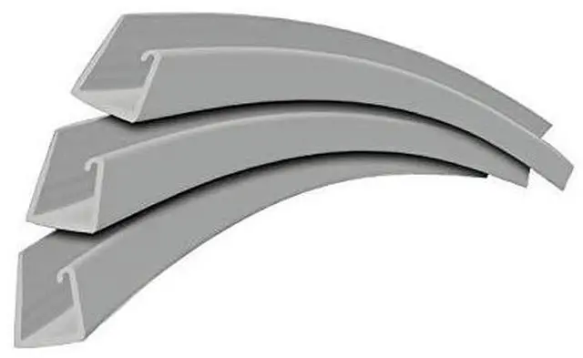 Main image of Flex J Channel 3/4in. Light Grey (Carton of 6)
