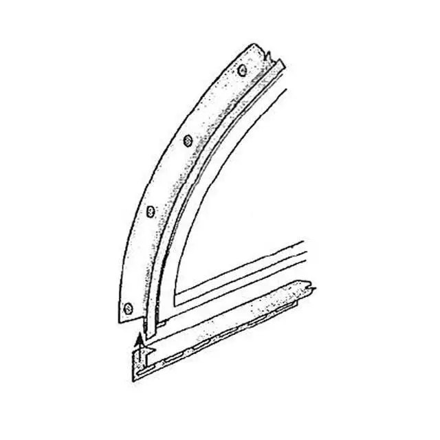 Alt view image 6 of 6 - Flex J Channel 3/4in. Light Grey (Carton of 6)