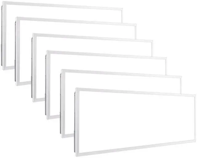 Main image of 2x4 LED Flat Panel Lights,30/40/50W Selectable 5000K 6500lm, 0-10V Dimmable Back-Lit Recessed,LED Drop Ceiling Light for Office,Classroom,Hospital,Garage,Replaces 3-Lamp F32T8,6 Pack