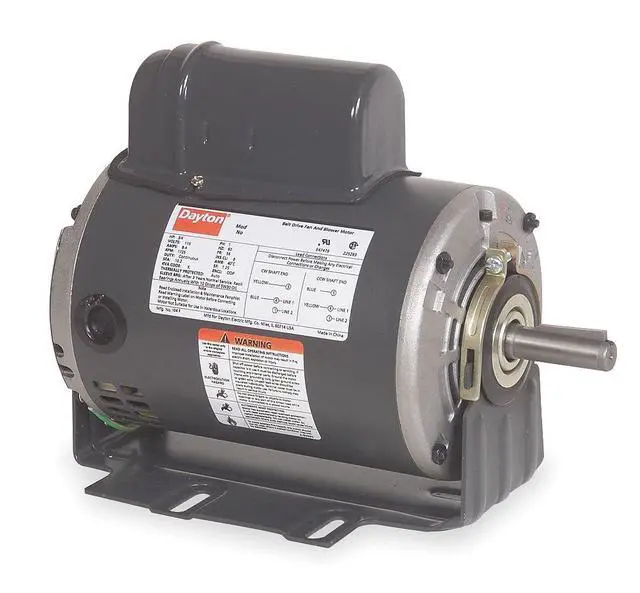 Alt view image 2 of 2 - Motor, 3/4 HP, Split Ph, 1725 RPM, 115 V