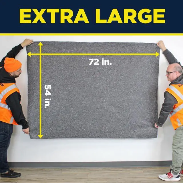 Alt view image 2 of 6 - Padded XL Moving Blankets, 36 Pack, Heavy Duty, Eco-Friendly Pads for Packing & Furniture Protection