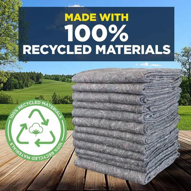 Alt view image 6 of 6 - Padded XL Moving Blankets, 36 Pack, Heavy Duty, Eco-Friendly Pads for Packing & Furniture Protection