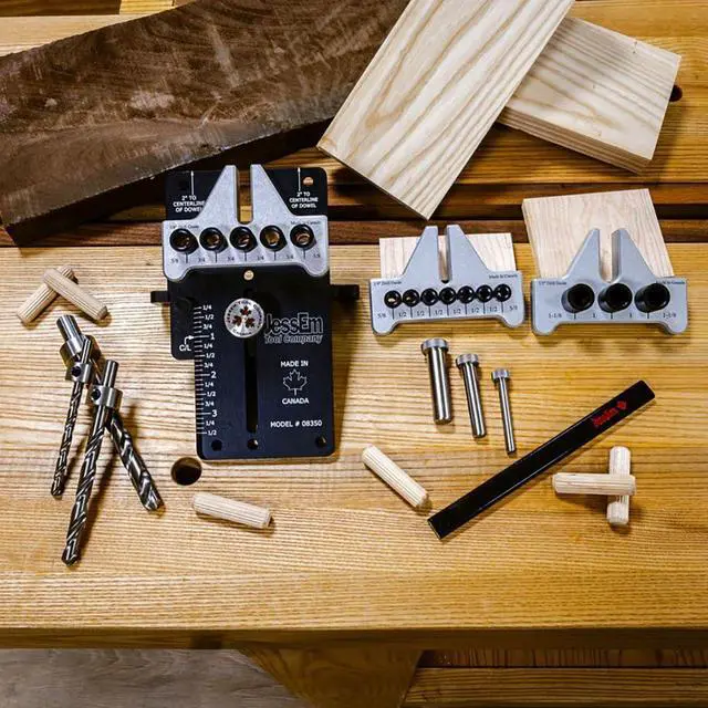 Alt view image 2 of 4 - 08350MK Dowelling Jig Master Kit Precision Woodworking Joinery Tools