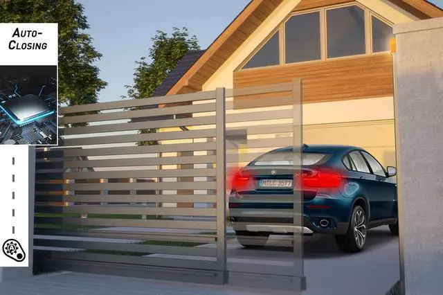 Alt view image 2 of 6 - 1800lb Automatic Sliding Gate Opener Rack Drive Operator for Heavy Driveway Slide Gates Up to 40 Feet, Rolling Gate Motor with 2 Remote Controls, Infrared Sensor & Complete Hardware Kit