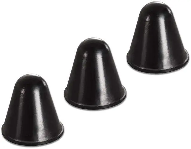 Main image of Bumper Specialties Self Adhesive Bumper Feet 0.75" x 0.75" (19.1mm x 19.1mm) Black Conical Polyurethane Pads for Industrial Surface Protection, 1,000 Pieces per Box, BS47