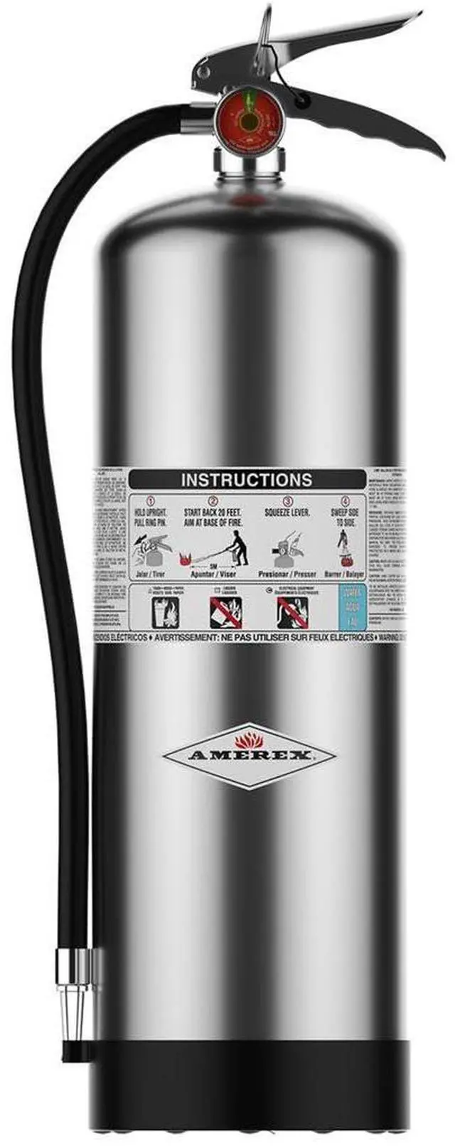 Main image of B240 Stored Pressure Water Fire Extinguisher, 2.5 Gallon for Class A Fires