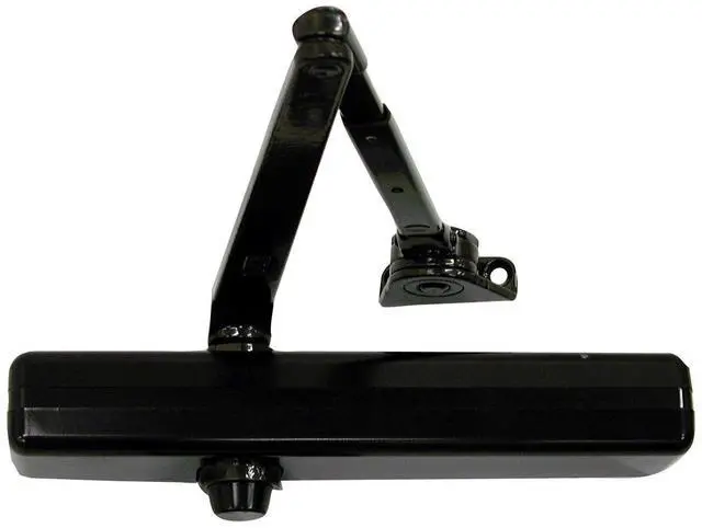 Main image of 1460 Medium Duty Door Closer, Dark Bronze Powder Coat Finished, Cast Iron, Non-Handed, Regular Arm with Parallel Arm Shoe