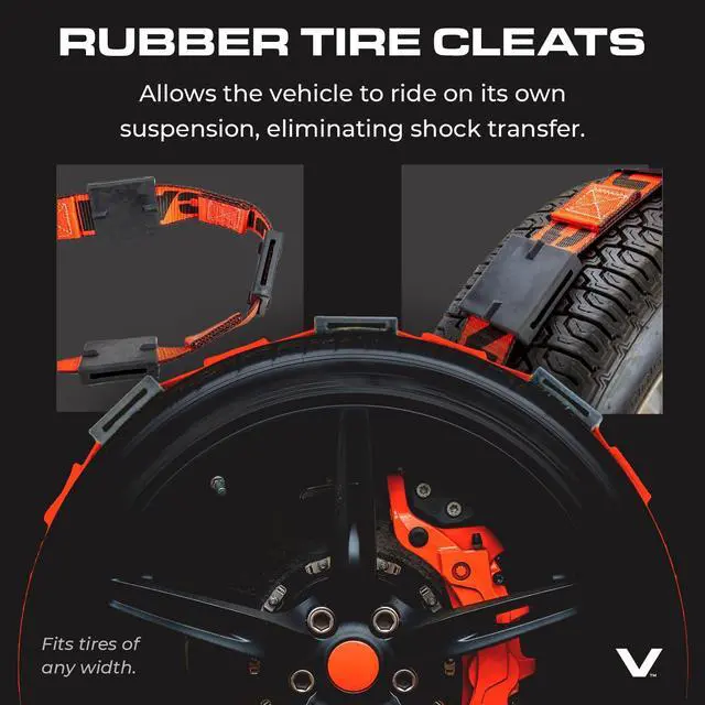 Alt view image 5 of 6 - Autohauler Car Tie Down - Rolling Idler 3-Cleat - 120 Inch - 4 Pack - PROSeries - 3,300 Pound Safe Working Load