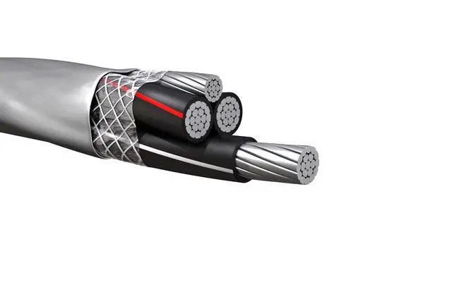 Alt view image 2 of 6 - 75' 2-2-2-4 SER Aluminum Service Entrance Cable 600V
