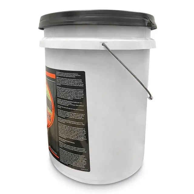 Alt view image 4 of 5 - Farm Pride Acrylic Outdoor Fence and Barn Paint, Waterproof Exterior Paint for Wood Planks, Roofs, Concrete & More, 5 Gallon (Dries to a Semi-Gloss Black Finish)