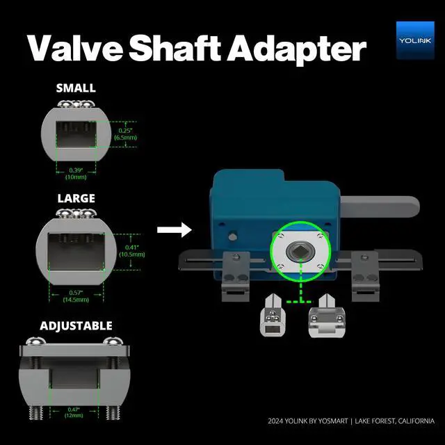 Alt view image 2 of 6 - Smart Water Valve Controller, with Valve Operator, Easy No-Plumber DIY Installation, Remote Control, Compatible with Alexa/Google Assistant, IFTTT - Hub Required
