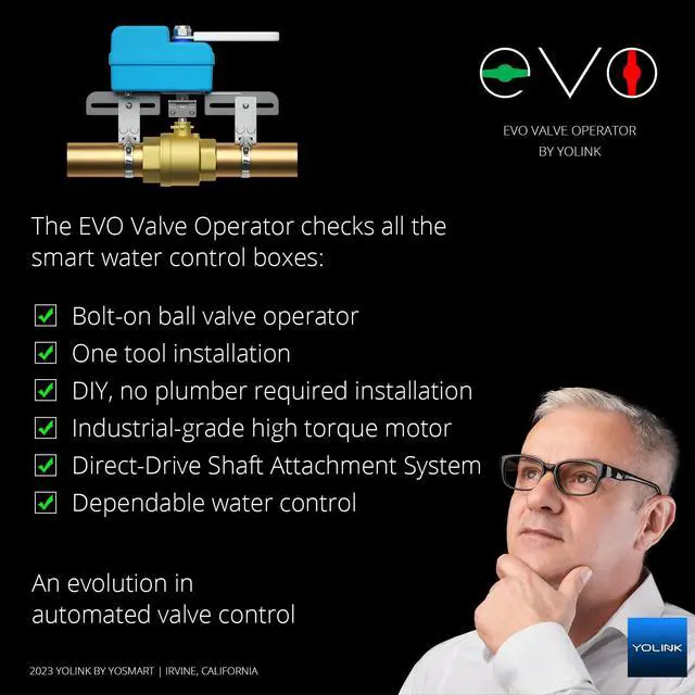 Alt view image 5 of 6 - Smart Water Valve Controller, with Valve Operator, Easy No-Plumber DIY Installation, Remote Control, Compatible with Alexa/Google Assistant, IFTTT - Hub Required
