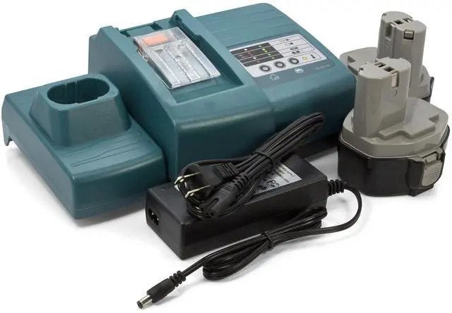 Alt view image 4 of 6 - ® 14.4v 3000mAh NiMh Extended Battery for Makita 1433 1434 1435 1435F 192699-A 193158-3 Battery Pack (2 Batteries + 1 Charger)
