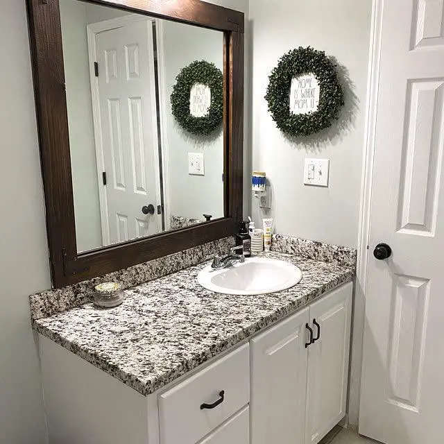 Alt view image 4 of 6 - Vinyl Countertop Wrap 36" x 180" Self Adhesive Grey White Black Granite Contact Paper for Countertops Peel and Stick Backsplash Formica Laminate Sheet