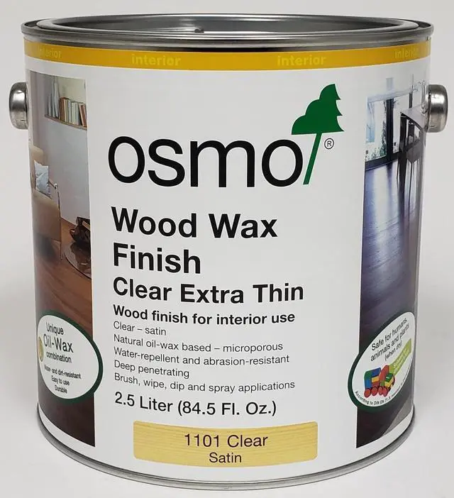 Main image of Wood Wax Finish Extra Thin, 1101 Clear - 2.5 Liter