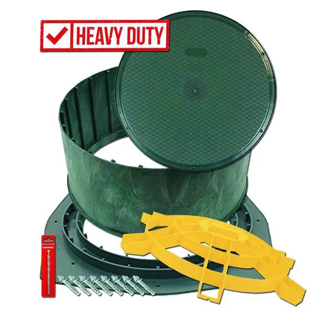 Alt view image 4 of 4 - Heavy Duty 20" Septic Tank Riser Kit (14" Tall)