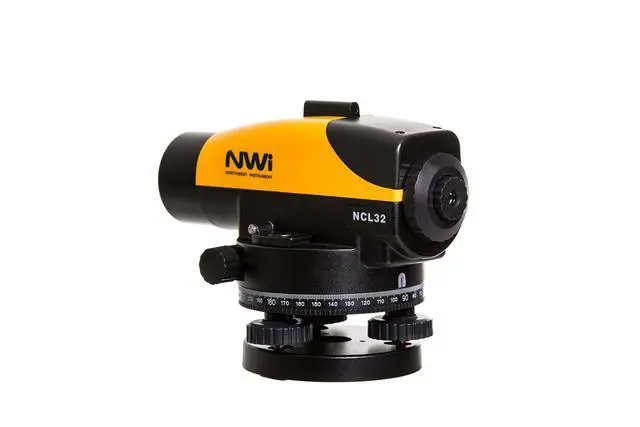Alt view image 4 of 5 - NWI NCLP32 32X Automatic Optical Level Kit with Tripod and Grade Rod, Professional Survey Transit, Accurate Builders Level for Land Surveying
