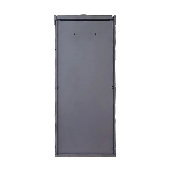 Alt view image 6 of 6 - Special Lite Hummingbird Curbside Mailbox - Black Aluminum Mailbox for Post Mount - SCB-1005-BLK