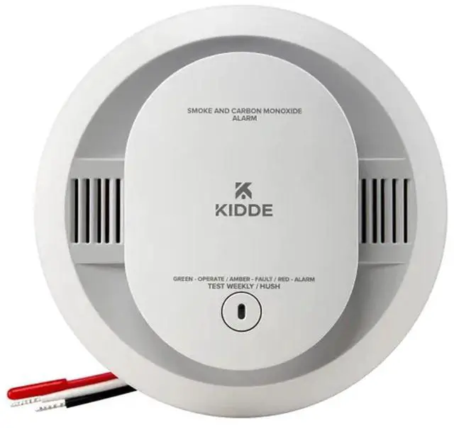 Main image of KN-COSM-IBA Hardwire Combination Smoke Carbon Monoxide Detector Battery Backup Voice Warning Interconnectable (2-Pack)