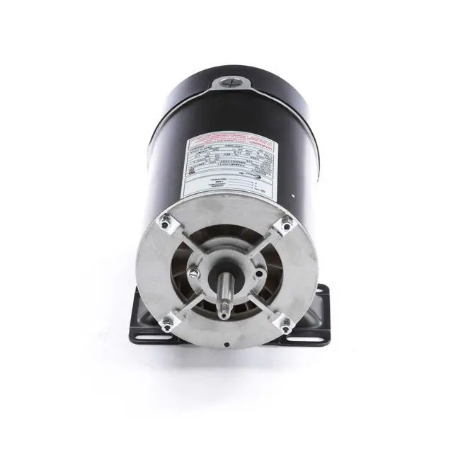 Alt view image 4 of 6 - A.O. Smith BN25V1 1 HP, 3450 RPM, 1 Speed, 115 Volts, 12 Amps, 1 Service Factor, 48Y Frame, PSC, ODP Enclosure, Rigid Base Pool Motor