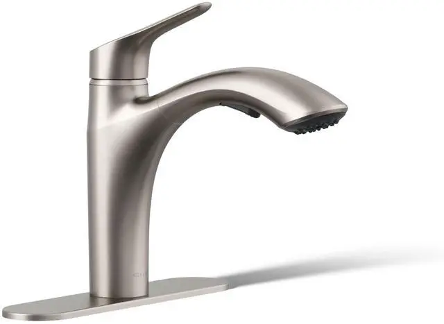 Main image of 30468-VS Rival Single Handle Pull-Out Kitchen Sink Faucet, 1.5 GPM, High-Arch Swing Spout, Two-Function Sprayhead, Vibrant Stainless