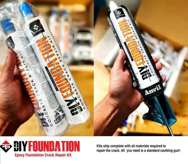 Alt view image 3 of 5 - Epoxy Concrete Crack Repair Kit (10 ft) Low-Viscosity Epoxy Injection for Basement & Foundation Walls Structural Crack Repair System