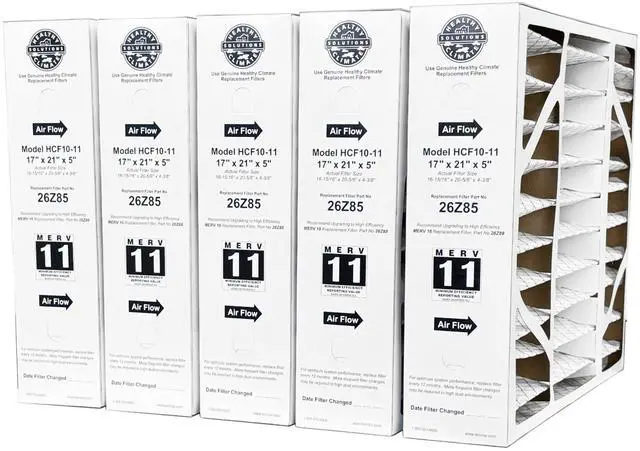 Main image of Lennox 26Z85-17" x 21" x 5" HCF10-11 Air Filter, MERV 11 (5-Pack)
