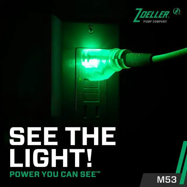 Alt view image 5 of 6 - Mighty Mate M53 Sump Pump - 3/10 HP - Cast Iron - LED Power Plug & 9 Cord - Vortex Impeller - Stainless Steel Hardware - Float Operated - Submersible Sump Pump - 115V