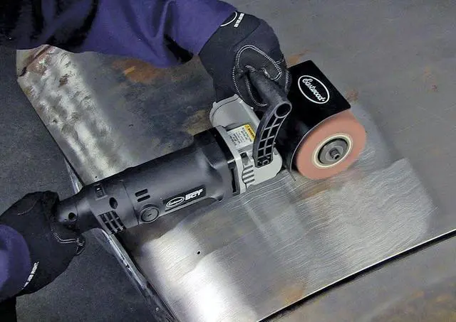 Alt view image 6 of 6 - Contour SCT Surface Conditioning Tool With 4 Sanding Drums Set | Heavy Duty Automotive Metal Preparation Tools Includes 4 120 Grit Non-Woven Nylon Sanding Drums