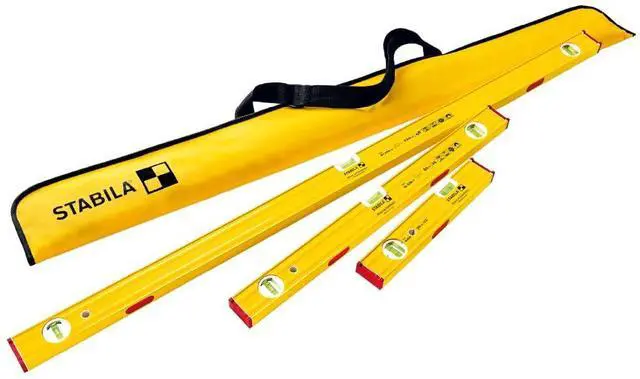 Main image of PRO SET 80 AS Spirit Level Set, includes: 48, 24, and 12 Inch Levels Plus Carrying Case, Cat. Number 29840