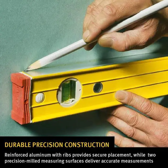 Alt view image 4 of 6 - PRO SET 80 AS Spirit Level Set, includes: 48, 24, and 12 Inch Levels Plus Carrying Case, Cat. Number 29840