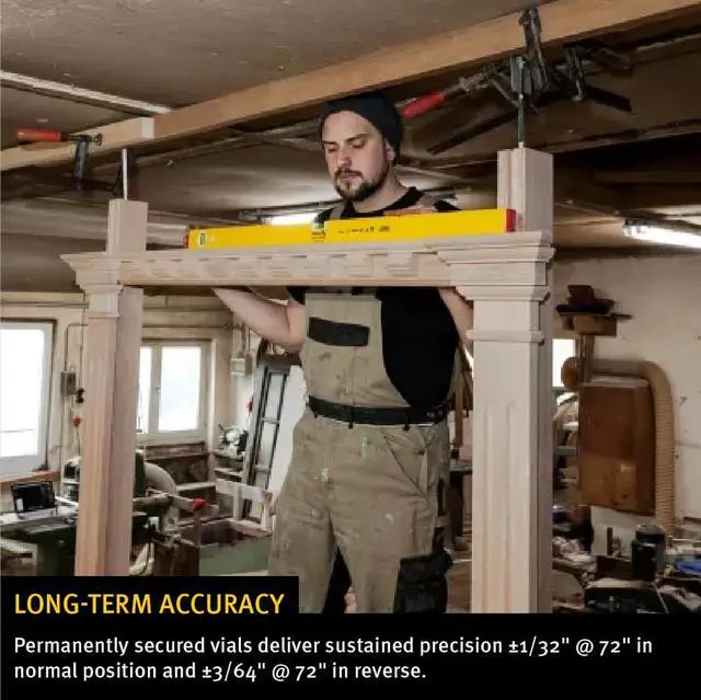 Alt view image 5 of 6 - PRO SET 80 AS Spirit Level Set, includes: 48, 24, and 12 Inch Levels Plus Carrying Case, Cat. Number 29840