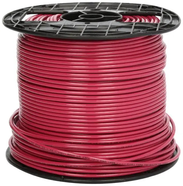 Alt view image 2 of 2 - 22966601 Stranded THHN 12 Gauge Building Wire, 500-Feet, Red
