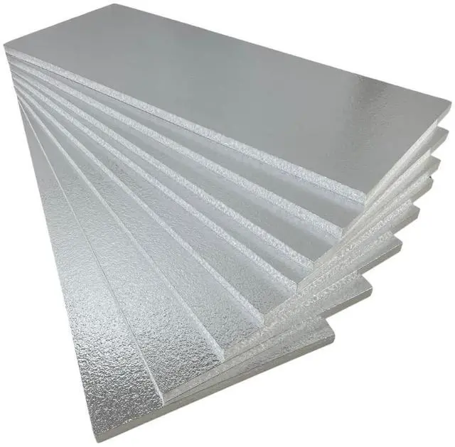 Main image of Garage Door Insulation Kit, White EPS Foam Panels, 8 Pack, 1.25x20x54 Inches, R-Value 9.0, Temperature Control, Noise Reduction, DIY Installation, One Car Garage (High Density - Laminated)