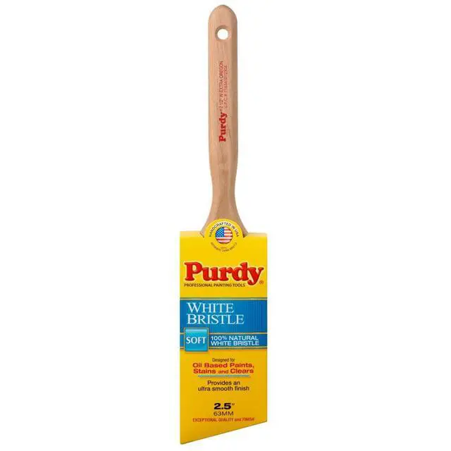 Alt view image 3 of 4 - 144116425 White Bristle Angular Trim Extra Oregon Brush, 2-1/2-Inch, 6-Pack