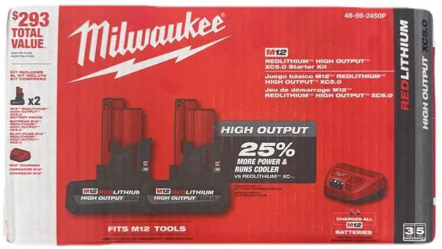 Main image of Electric - M12 HIGH Output XC5.0 Starter KIT,12V(DC)